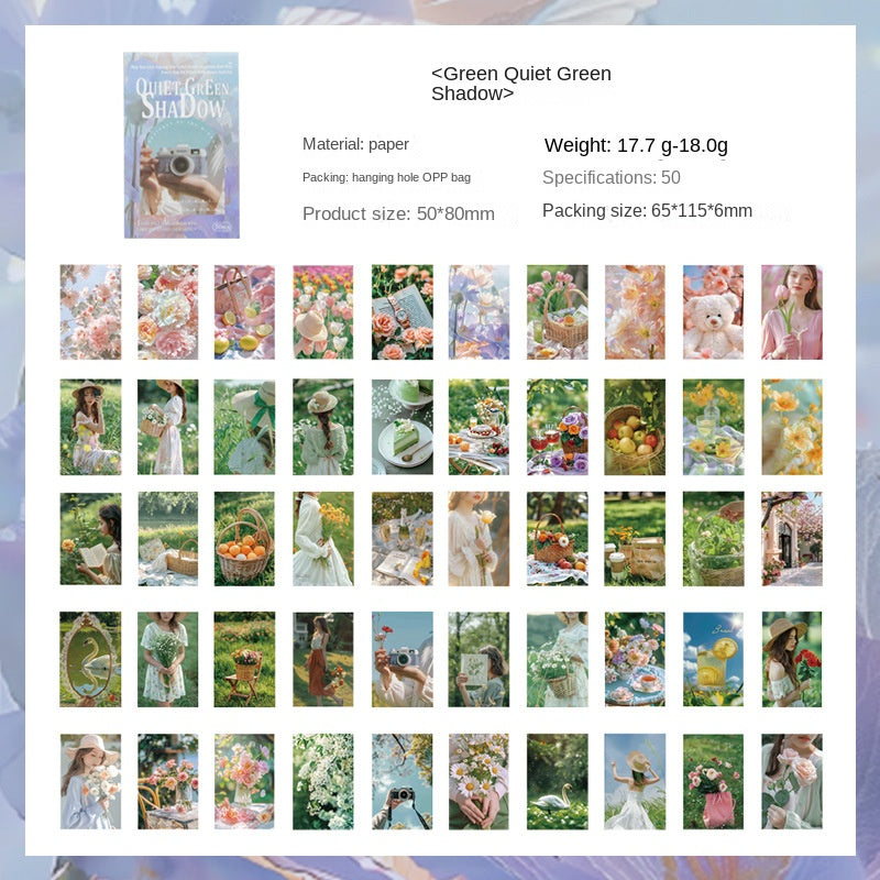 Retro-style Notepaper with Distinctive Taste and Layout Patterns. Non-adhesive Material Paper, Cross-border Handmade Journal and Diary Base Decoration Material, suitable for Dou Dou Ben (a kind of small handmade book).