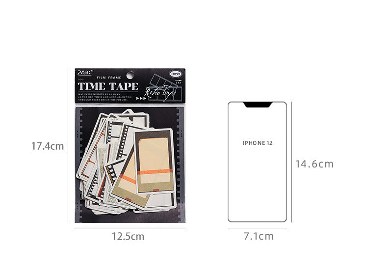 Nostalgic Time Handmade Journal Material Paper. DIY Base and Scene-setting Decoration Material. Non-adhesive Message and Note-taking Handmade Journal Notepaper