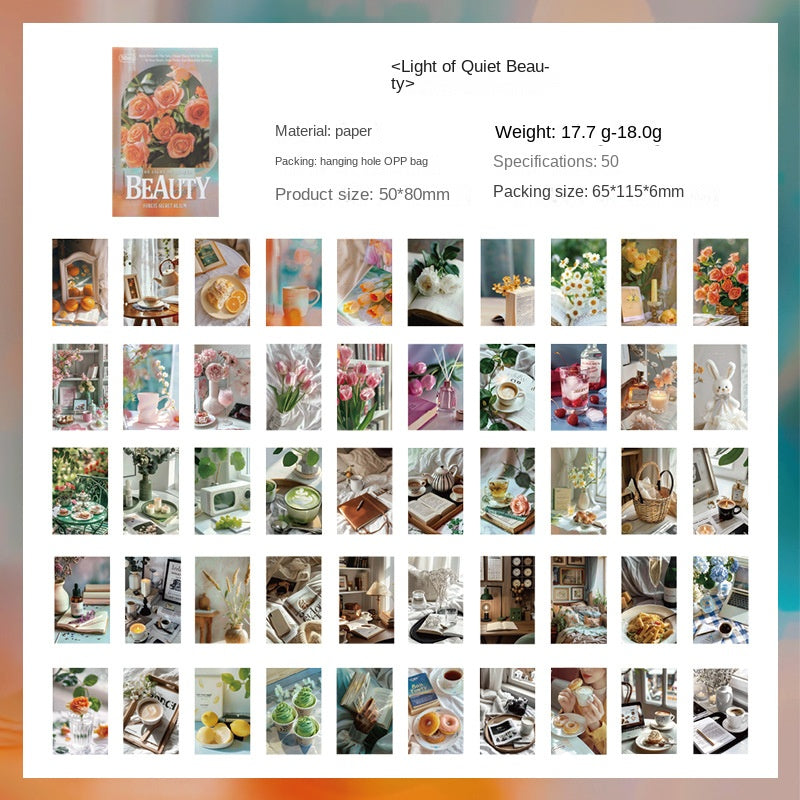 Retro-style Notepaper with Distinctive Taste and Layout Patterns. Non-adhesive Material Paper, Cross-border Handmade Journal and Diary Base Decoration Material, suitable for Dou Dou Ben (a kind of small handmade book).