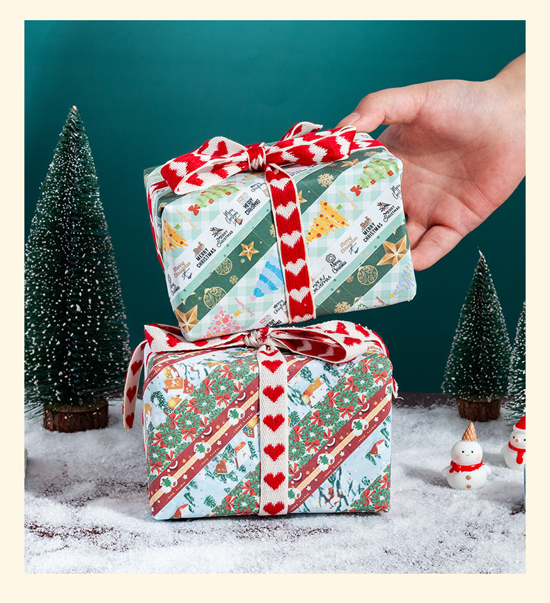 Boxed Washi Tape, Christmas-themed Tape, Valentine's Day-themed Tape, Starry Sky-themed Tape, Winter Love Song-themed Tape, DIY Gold Foil Stamping Tape