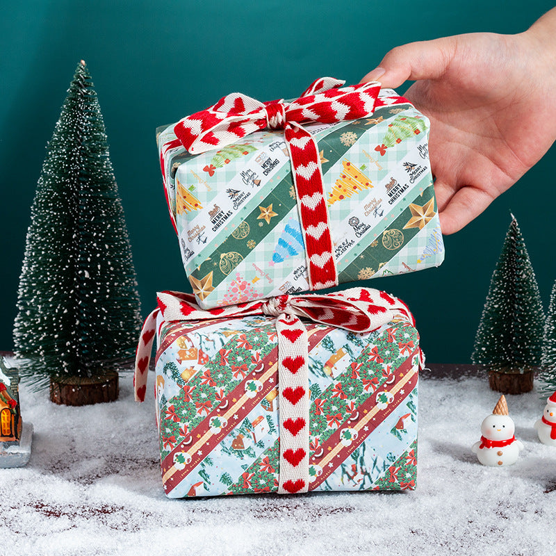 Boxed Washi Tape, Christmas-themed Tape, Valentine's Day-themed Tape, Starry Sky-themed Tape, Winter Love Song-themed Tape, DIY Gold Foil Stamping Tape