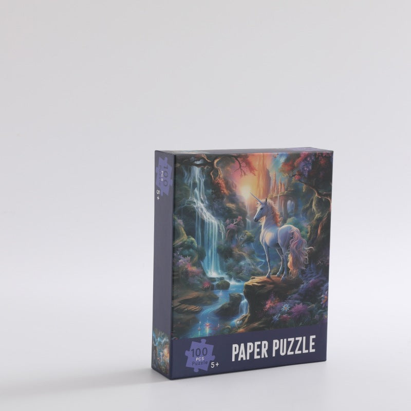 An entry-level 100-piece jigsaw puzzle