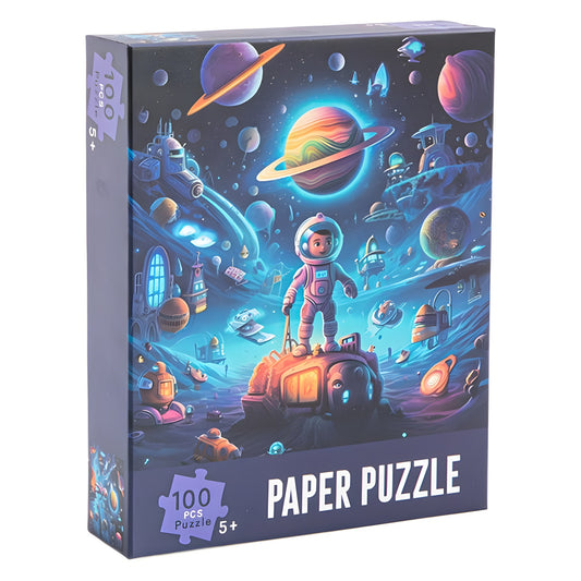 An entry-level 100-piece jigsaw puzzle